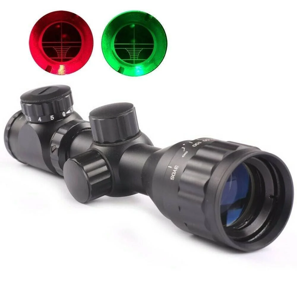 MIRINO OTTICO DI PRECISIONE PER FUCILE CARABINA RETICOLO ILLUMINATO 2-6X32AOEG