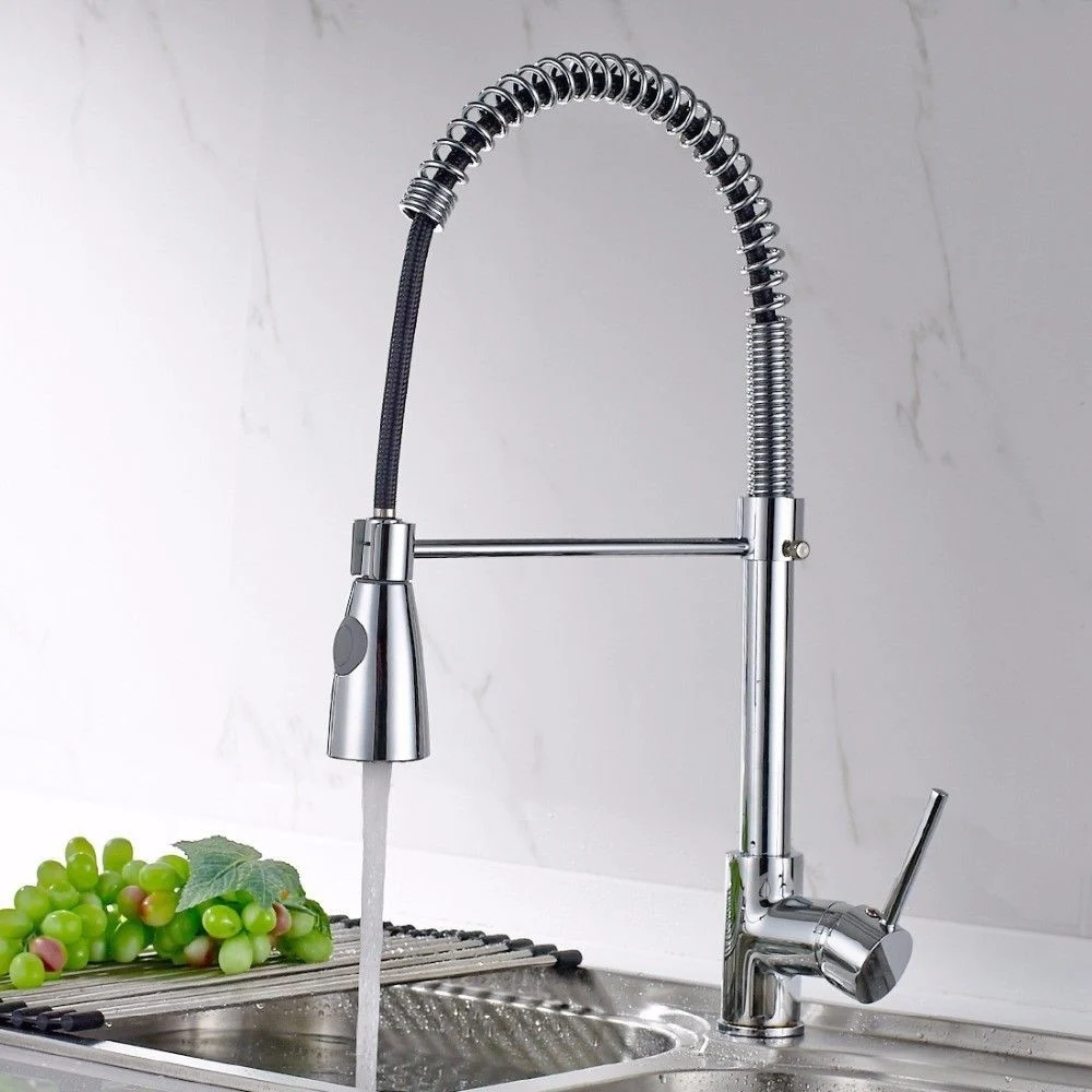 MISCELATORE LAVELLO CUCINA DOCCIA PROFESSIONALE ISOLA CROMATO RUBINETTO LAVABO - TrAdE Shop Traesio