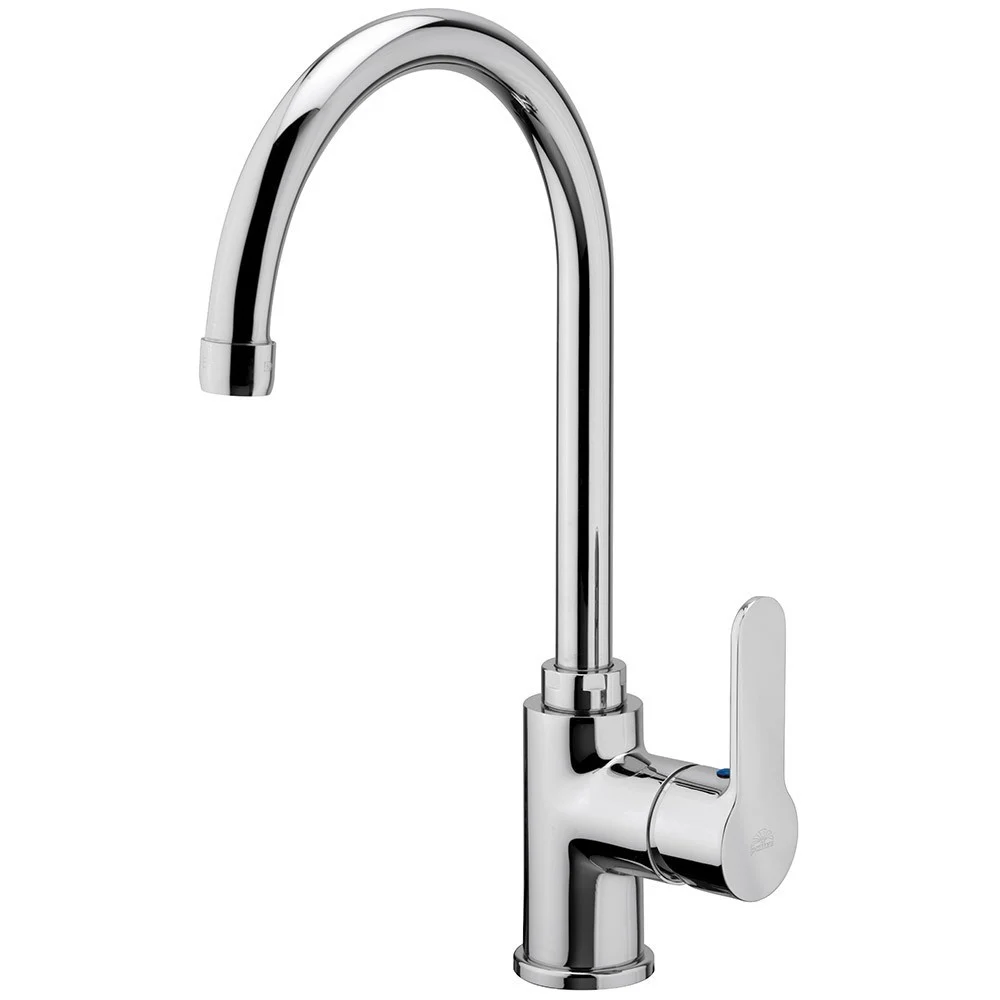 MISCELATORE RUBINETTO MONOCOMANDO CROMATO LAVABO PER LAVELLO CUCINA CANNA ALTA - TrAdE Shop Traesio