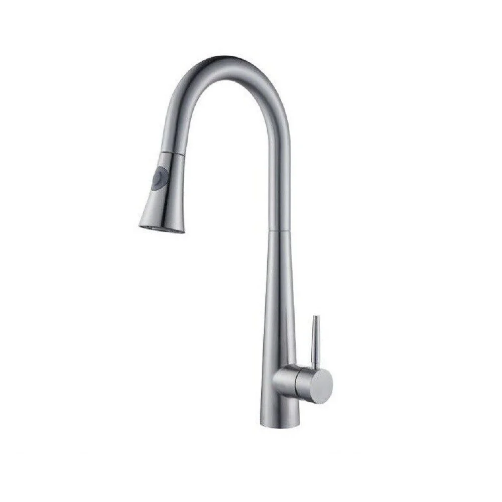 MISCELATORE RUBINETTO MONOCOMANDO LAVELLO CUCINA CON DOCCETTA A CANNA ALTA 52692 - Cleafe