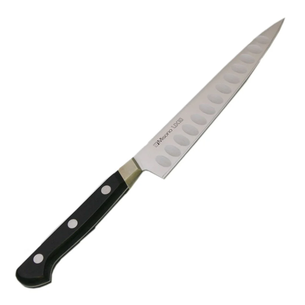 Misono Coltello Petty Salmon 15cm Acciaio Inossidabile 773 Legno Nero