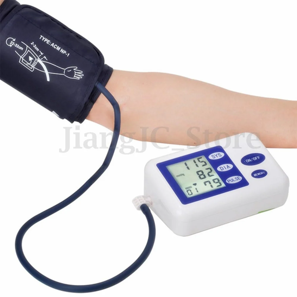 MISURATORE PRESSIONE AUTOMATICO DIGITALE SFIGMOMANOMETRO BATTITO CARDIACO - TrAdE Shop Traesio