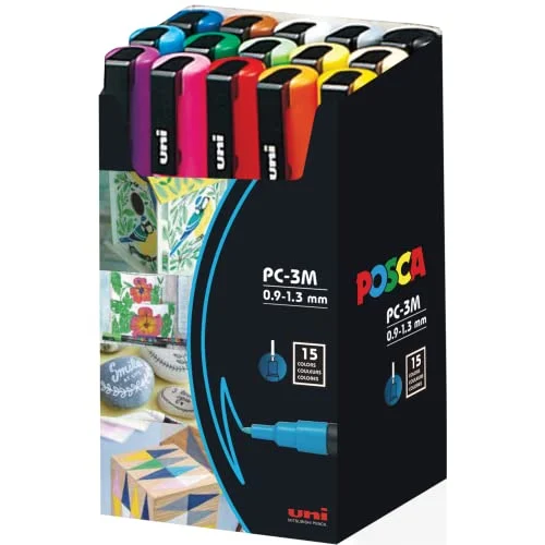 Mitsubishi Pencil Posca Pen Fine Round Lead 15 Colors PC3M15C