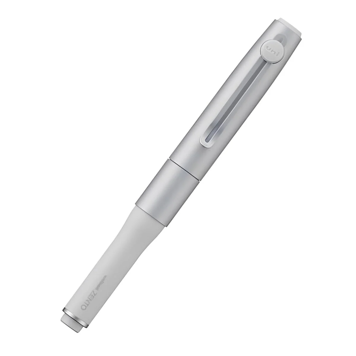Mitsubishi Pencil Uni Ball One Ballpoint Pen Zento 0.38mm Signature Silver