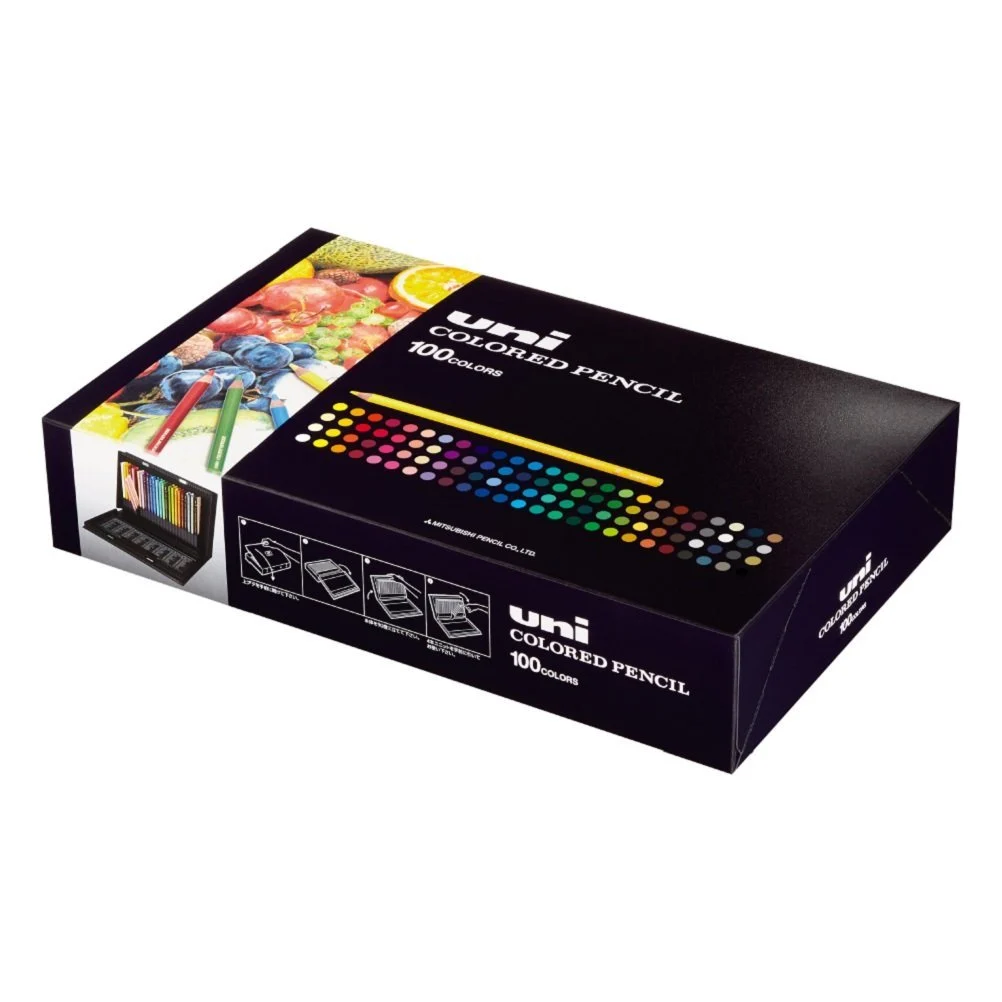 Mitsubishi Pencil Uni Color Set di Matite Colorate 100 Colori UC100CN2