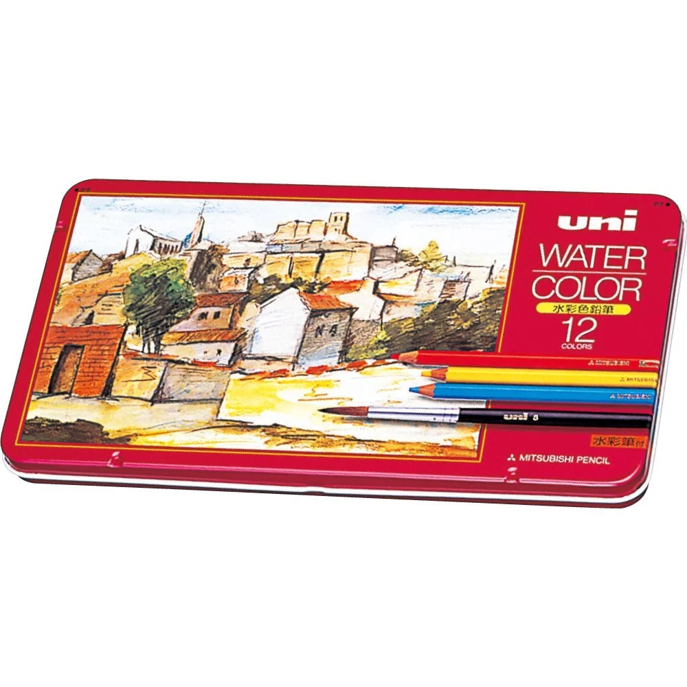 Mitsubishi Pencil Uni matite acquerellabili set 12 colori UWC12C
