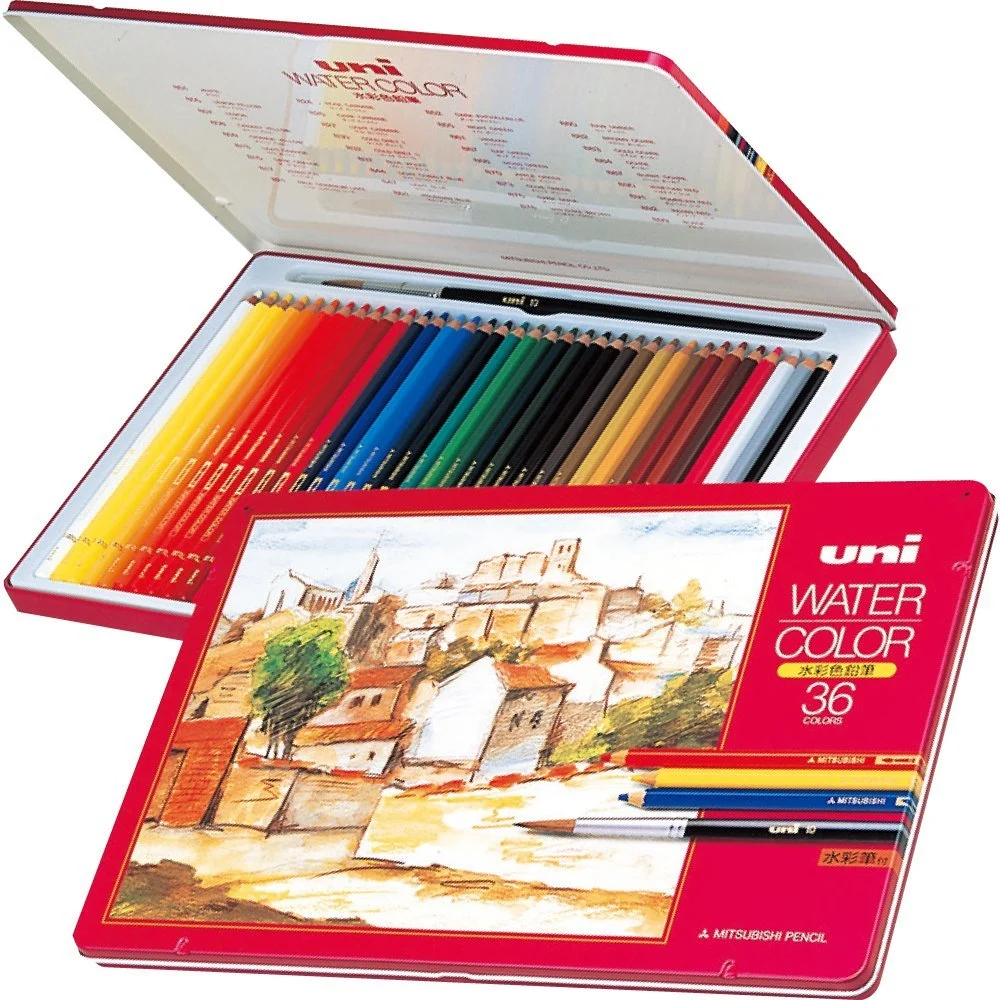 Mitsubishi Pencil Uni matite colorate acquerellabili set 36 colori UWC36C
