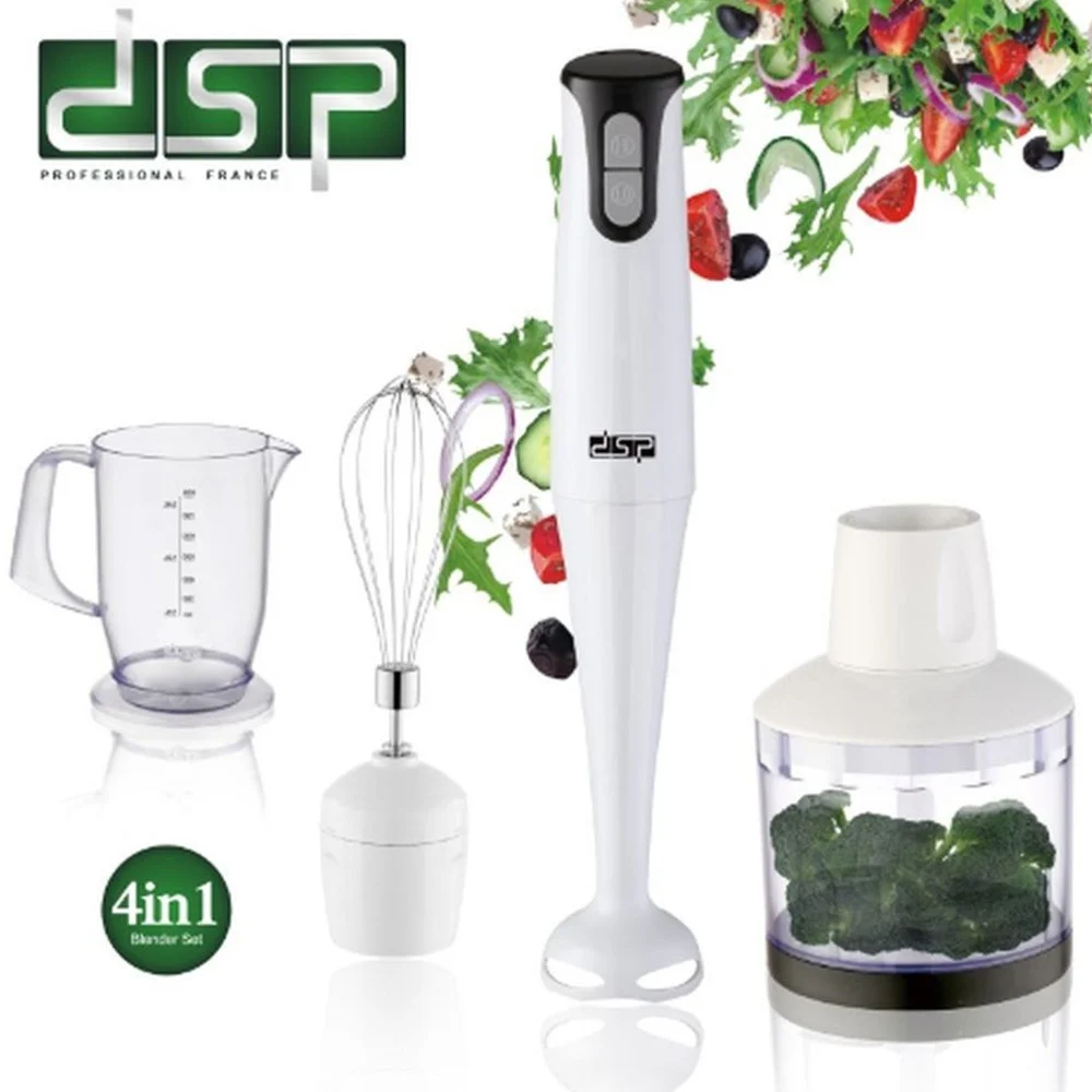 MIXER A IMMERSIONE 2 VELOCITà ROBOT DA CUCINA SBATTITORE MINI TRITATUTTO 300W - TrAdE Shop Traesio