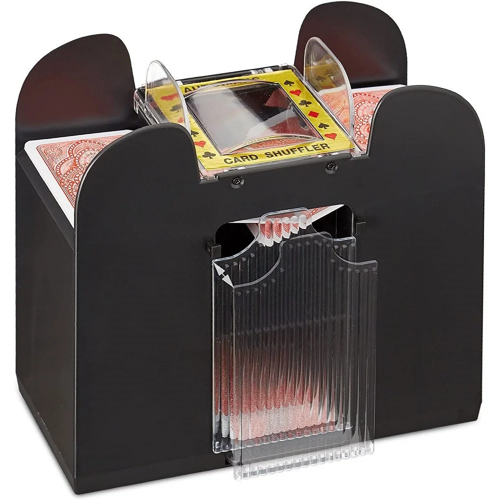 MIXER AUTOMATICO DI CARTE FINO A 6 MAZZI DA POKER A BATTERIA SOLO CARTE STANDARD - TrAdE Shop Traesio