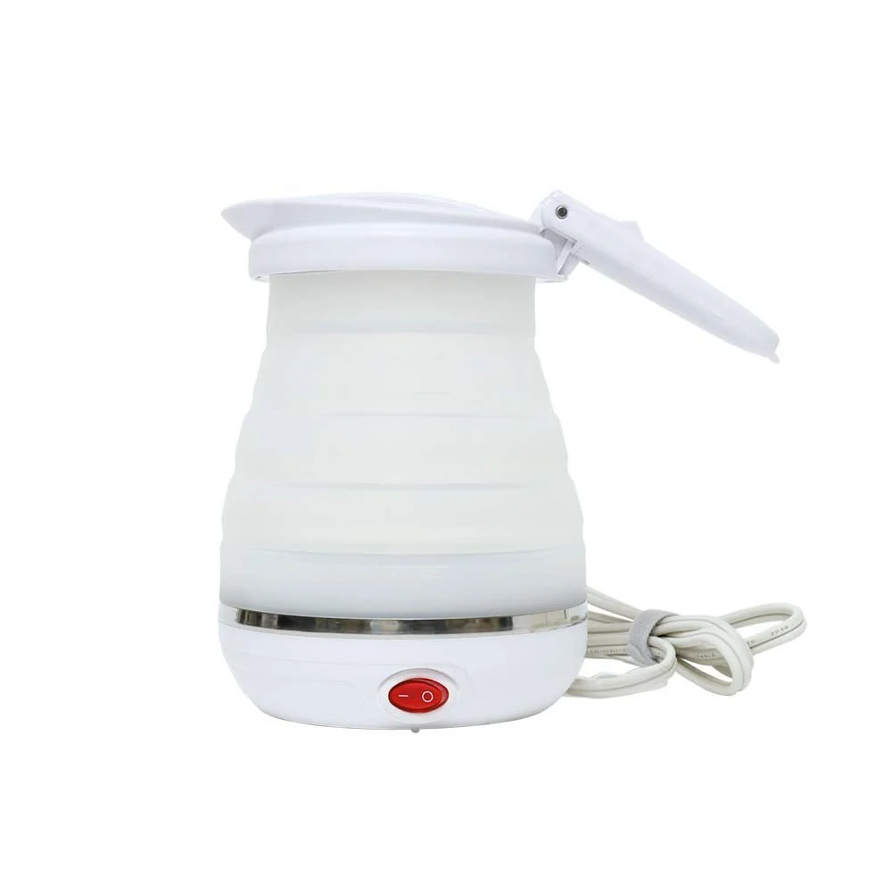 Hervidor eléctrico plegable Miyoshi, blanco, 800ml, para 2-3 personas