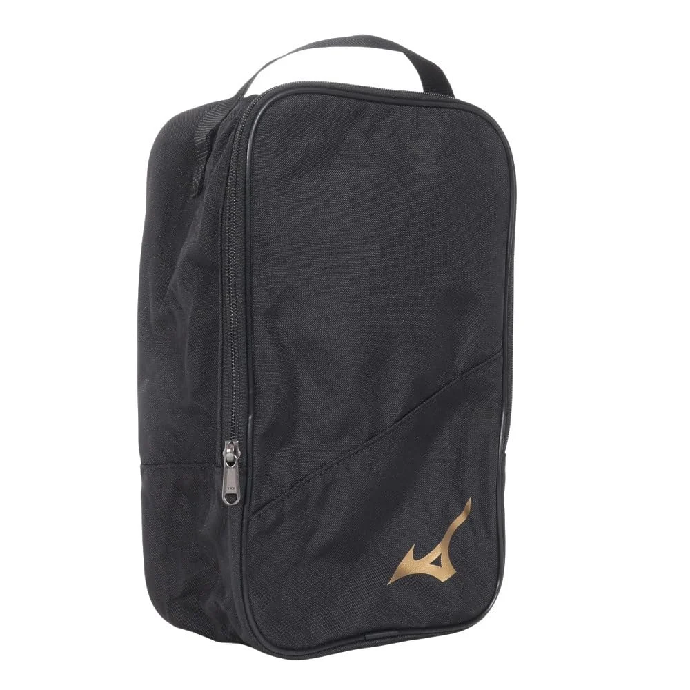 Mizuno Shoe Case Shoe Storage Sports Bag 23FW Model 33JM3501 Black Gold
