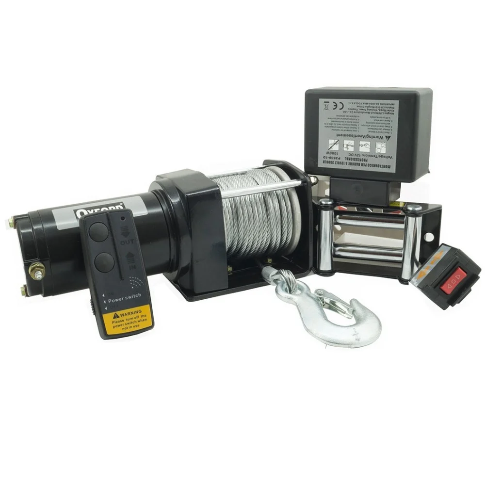 MONTACARICHI PARANCO VERRICELLO ELETTRICO 12V 3500LBS TELECOMANDO - Trade_Ox
