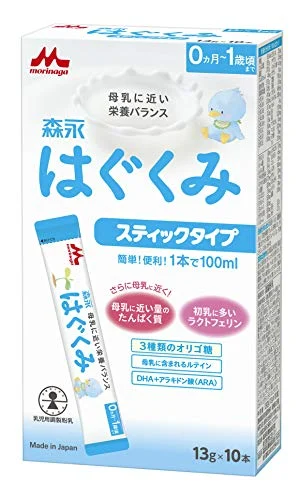 Morinaga Hagukumi Stick Type 13g × 10 bottles