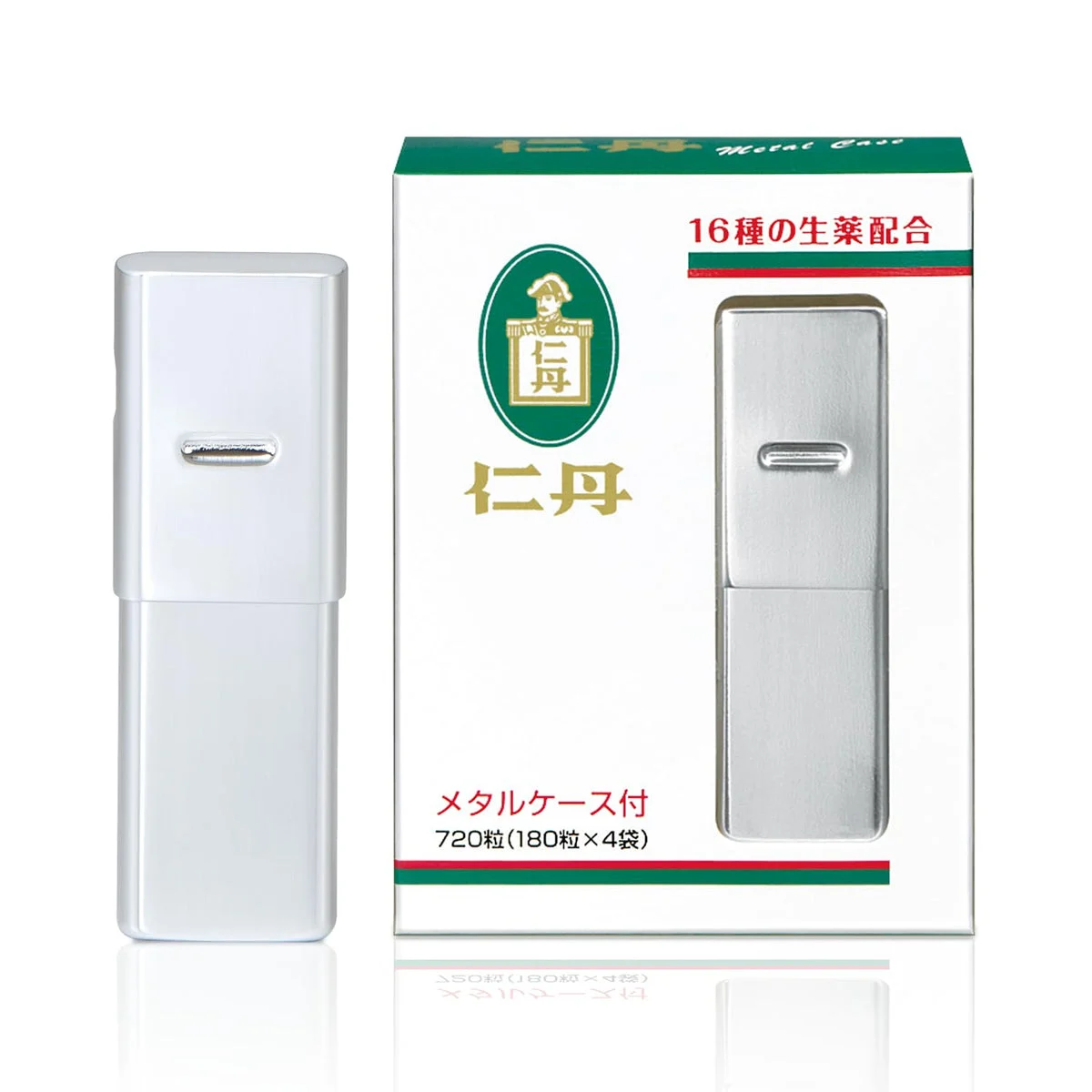 Morishita Jintan Metal Case 720 Grains (180×4 Bags)
