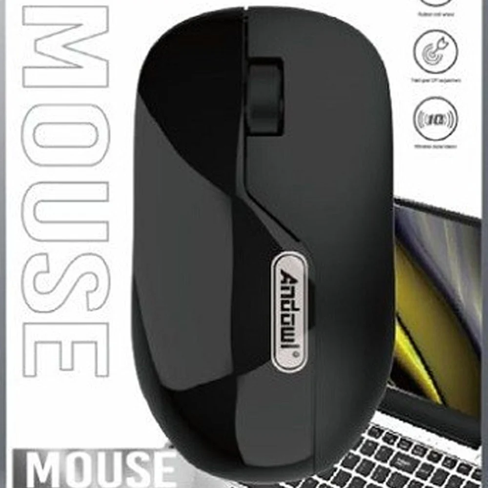 MOUSE WIRELESS 2,4 GHZ 10M SENZA FILI 3 OPZIONI RISOLUZIONE DPI PC LAPTOP Q-MS50