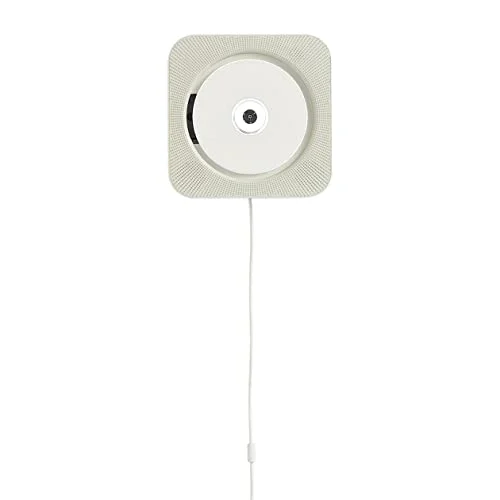 MUJI Lettore CD da Muro con Radio FM e Telecomando CPD-4 Bianco