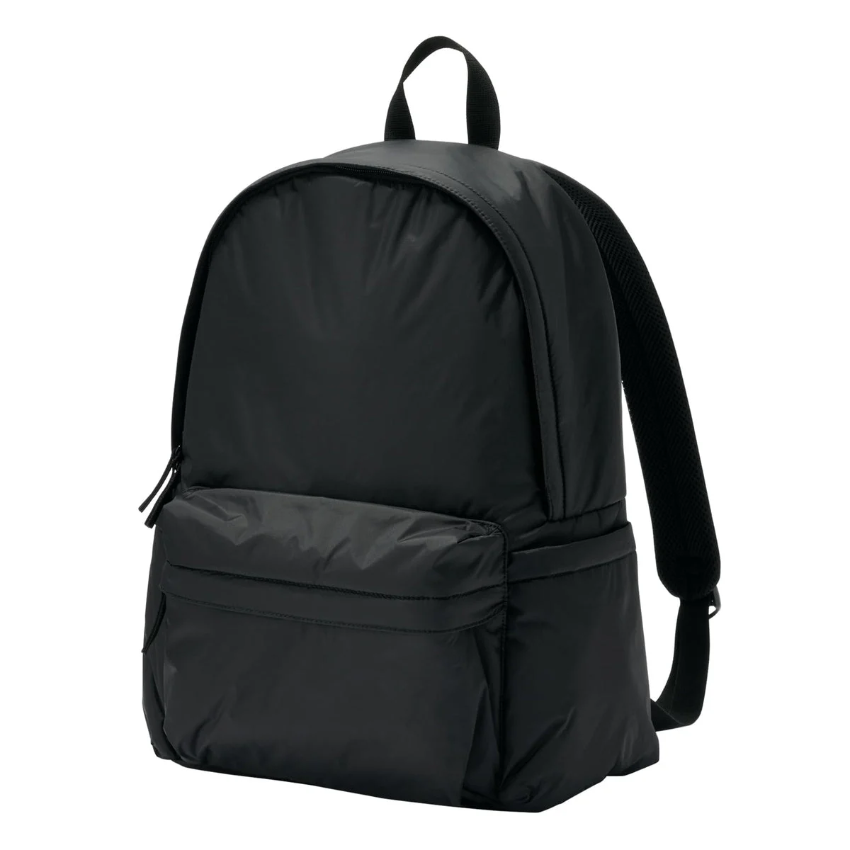 MUJI Mochila acolchada repelente al agua 22L alivio hombros unisex negra