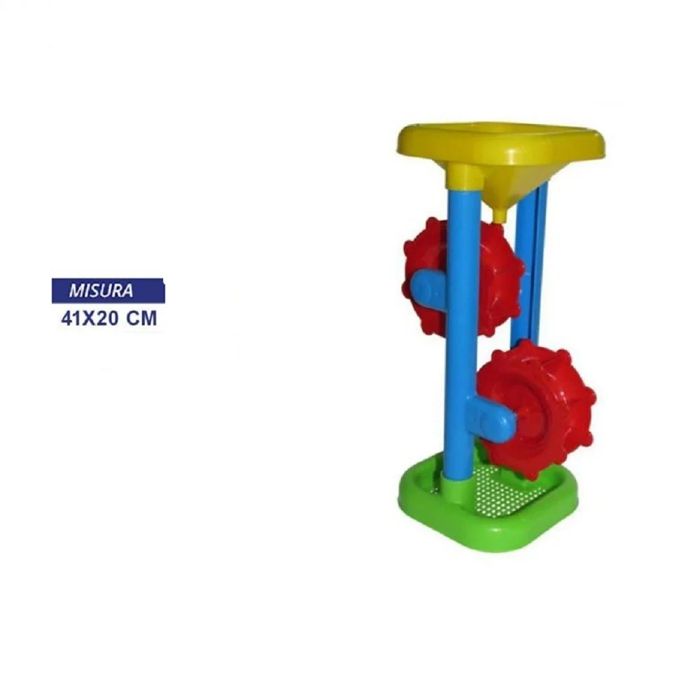 MULINO MARE CON 2 RUOTE PALE SPIAGGIA GIOCO ESTATE GIOCATTOLO BAMBINI 41 X 20 CM - TrAdE Shop Traesio