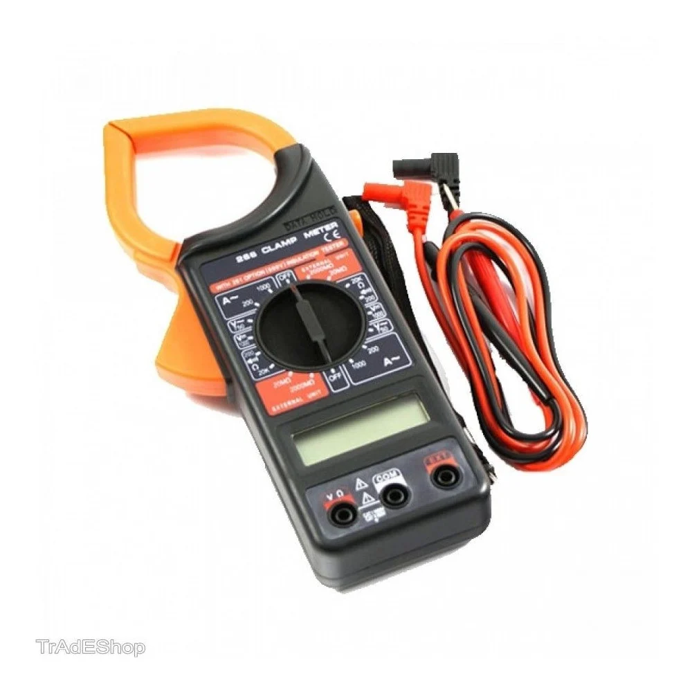 MULTIMETRO PINZA AMPEROMETRICA TESTER DIGITALE PUNTALI DIGITAL CLAMP METER - TrAdE Shop Traesio
