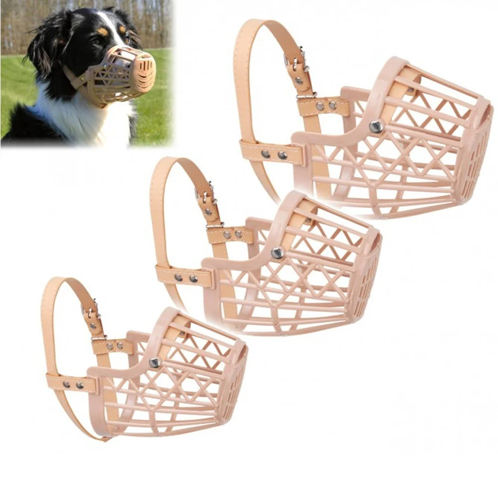 MUSERUOLA A CESTELLO IN PLASTICA PER CANI DI PICCOLA MEDIA GRANDE TAGLIA SICURA - TrAdE Shop Traesio