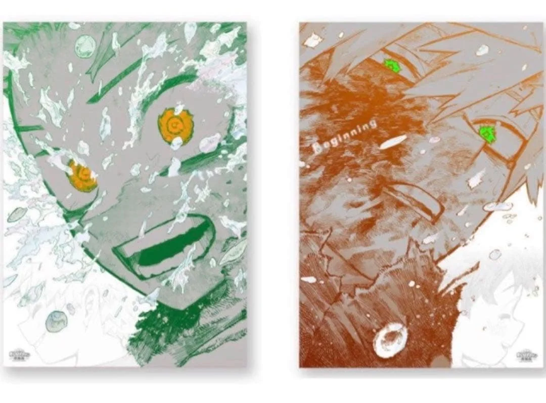 My Hero Academia Set 2 Poster A2 Edizione Limitata Mostra Arte The Beginning