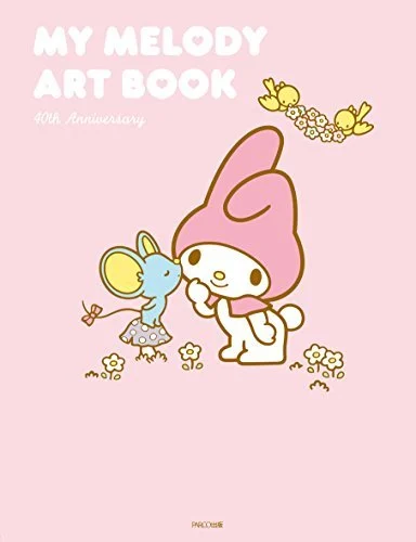 My Melody Art Book 40th Anniversary Limited Edition Hardcover 40th Anniversary - WAFUU JAPAN
