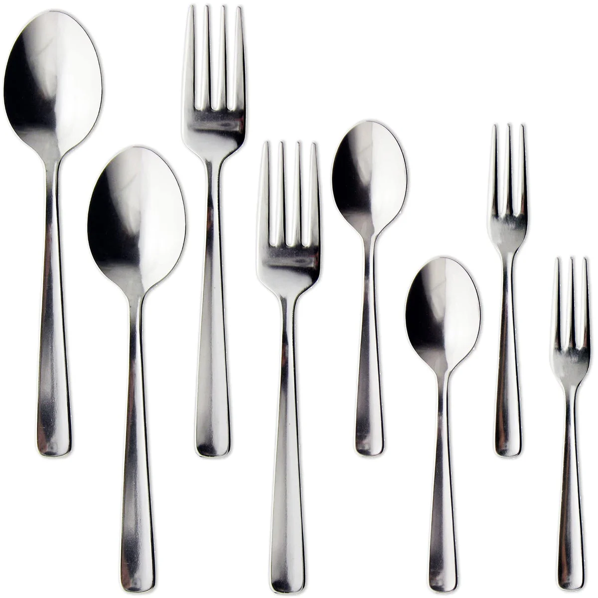 Nagao Hakaku set posate 8 pezzi in acciaio inox lavabile in lavastoviglie Made in Japan