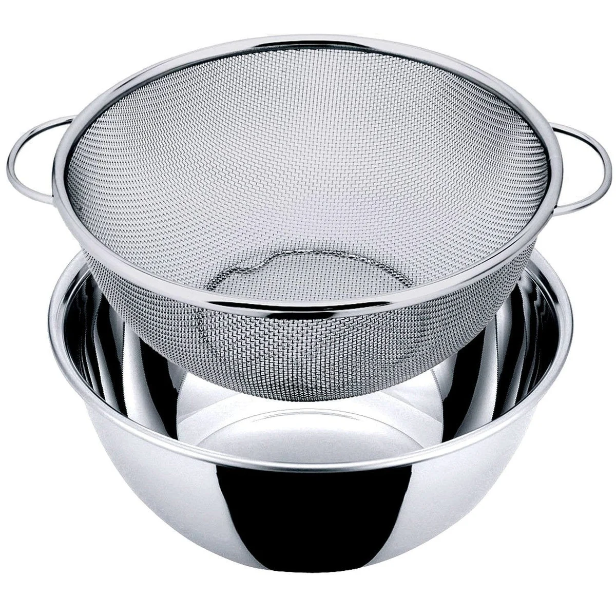 Nagao Tsubame-Sanjo Colander Set 26cm 18-8 Stainless Steel Made in Japan