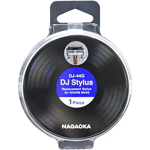 NAGAOKA DJ-44G Replacement Stylus for SHURE M44G M44-7 Compatible DJ-44G