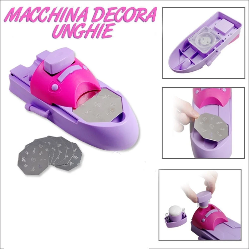NAIL ART PRINT MACCHINA 45 DECORAZIONI DISCO DECORAZIONE UNGHIE STAMPI TOP - TrAdE Shop Traesio