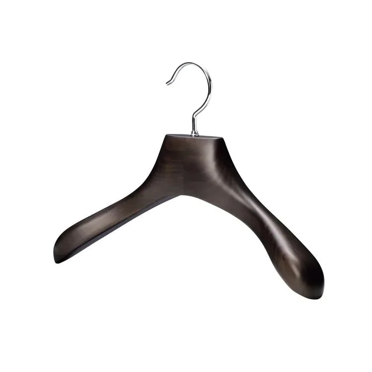 NAKATA HUNGER Grucce in Legno per Donne Organizer per Cappotti AUT03W Marrone Fumo