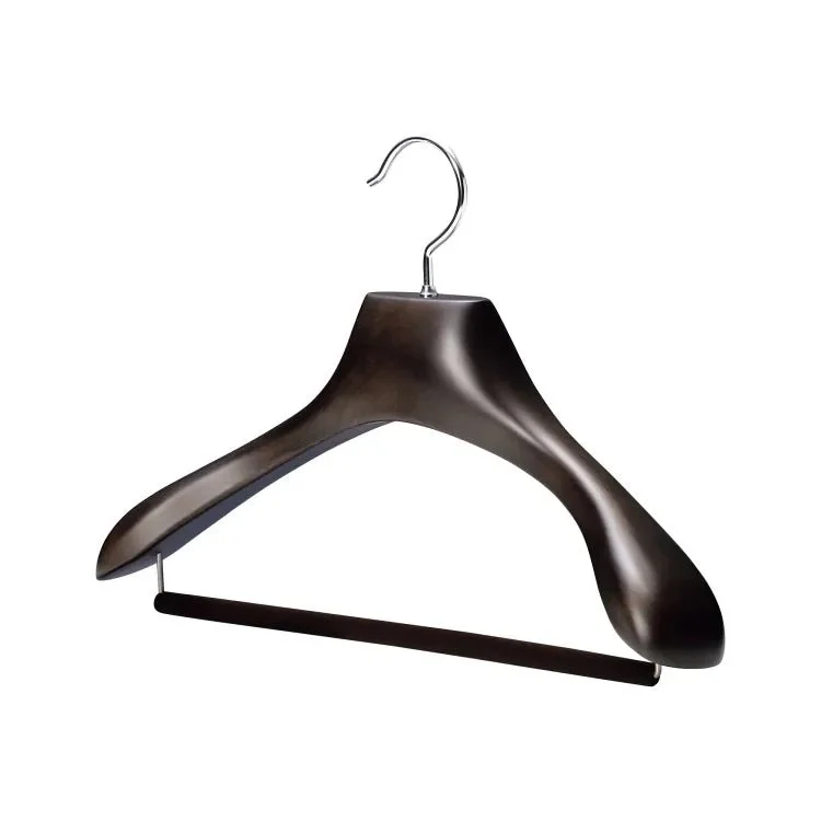NAKATA HUNGER Grucce per Abiti Premium AUT-03 Faggio Marrone Fumo