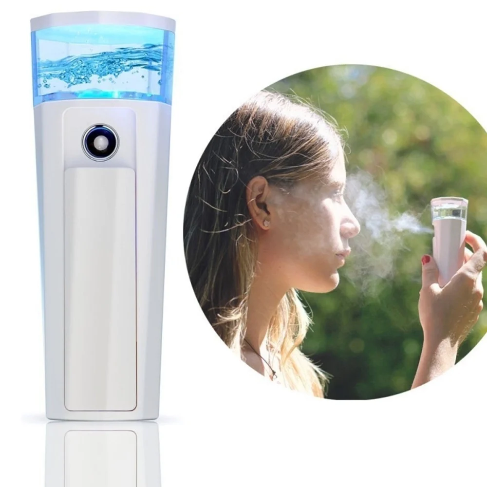 NANO SAUNA FACCIALE COMPATTO 969 PORTATILE PALMARE PULIZIA VISO VAPORE RICARICA - TrAdE Shop Traesio