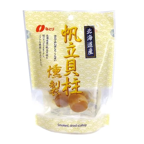 Natori Hokkaido Smoked Scallops 51g - Premium Seafood Snack - 51g