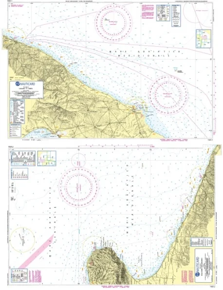carta nautica n. 1025 - Carte nautiche, da pesca…