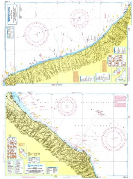 carta nautica n. 1027 - Carte nautiche, da pesca…