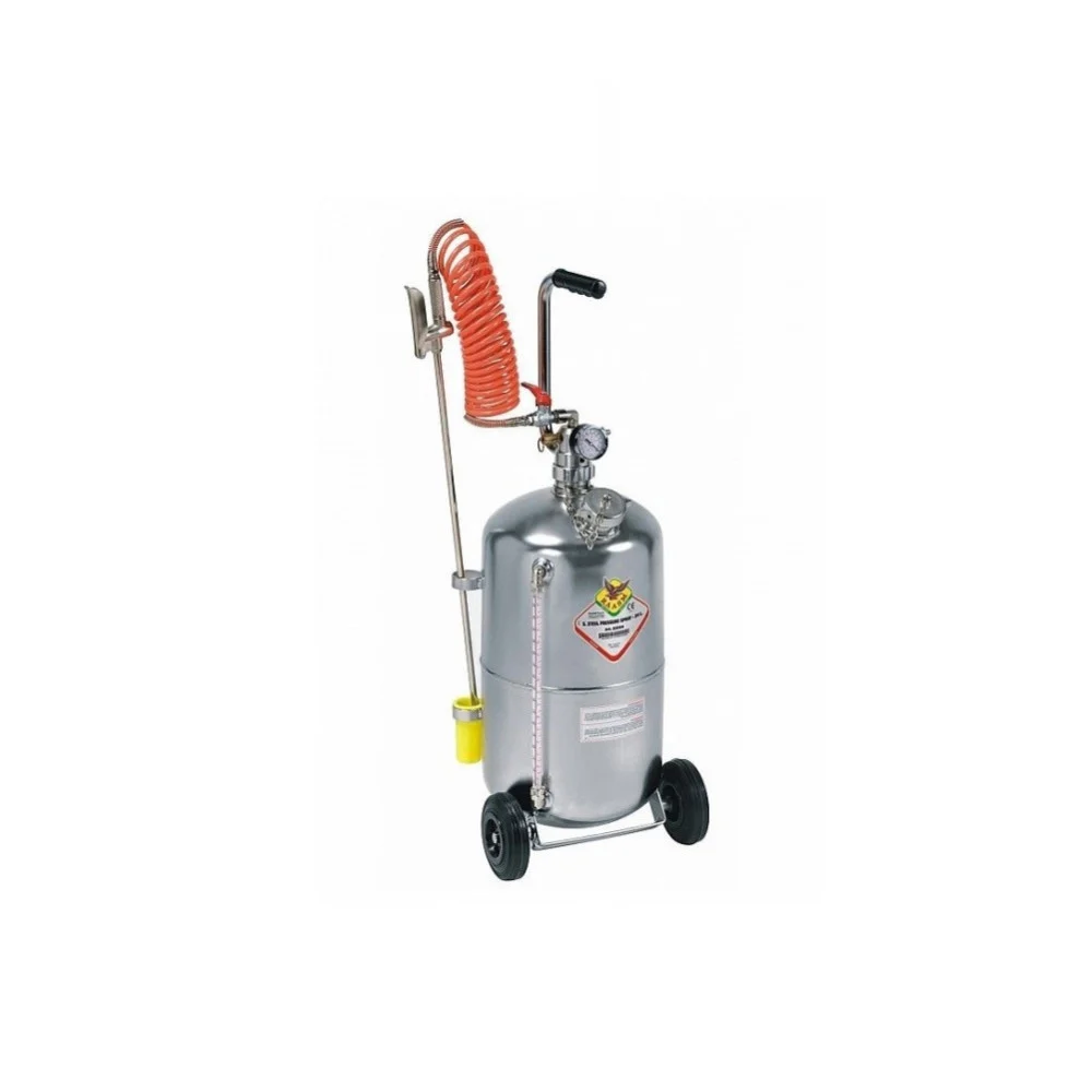 NEBULIZZATORE LT.24 CARRELLATO RAASM INOX CON indicatore di livello 23025 - Raasm ®