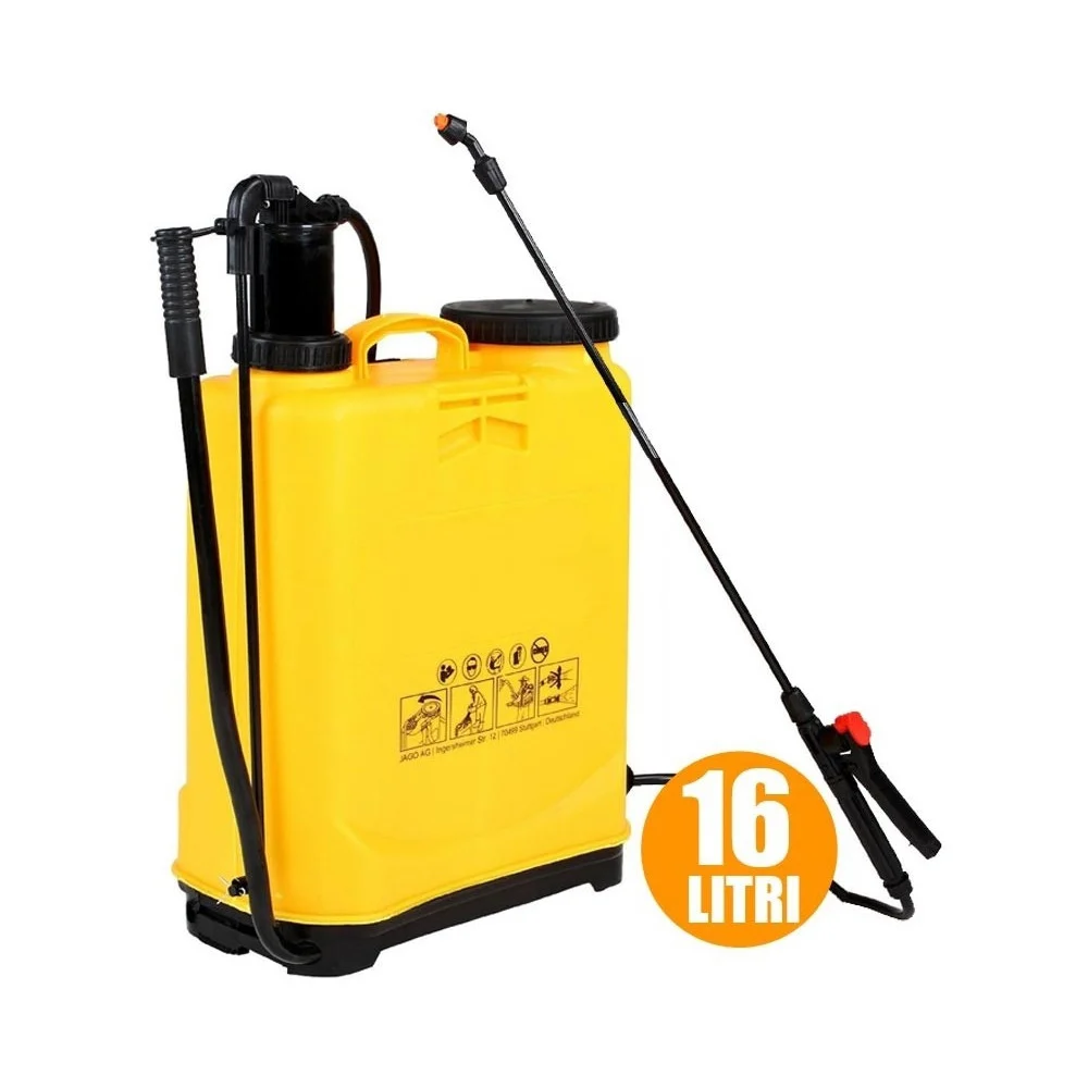 NEBULIZZATORE SPRUZZATORE ZAINO A SPALLA DA 16 LT IRRORATRICE MANUALE A POMPA - TrAdE Shop Traesio