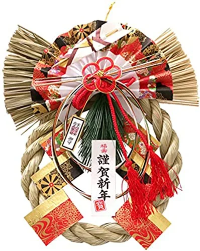 Shimekazari New Year's Decorations K-2052 Traditional Style Red and Gold