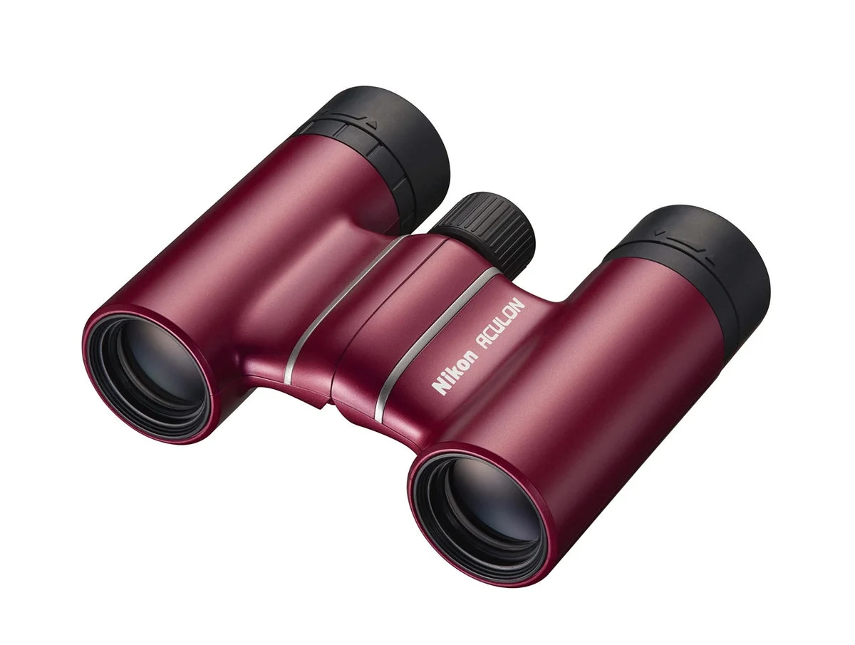 Nikon Binocolo ACULON T02 8x21 a tetto rosso
