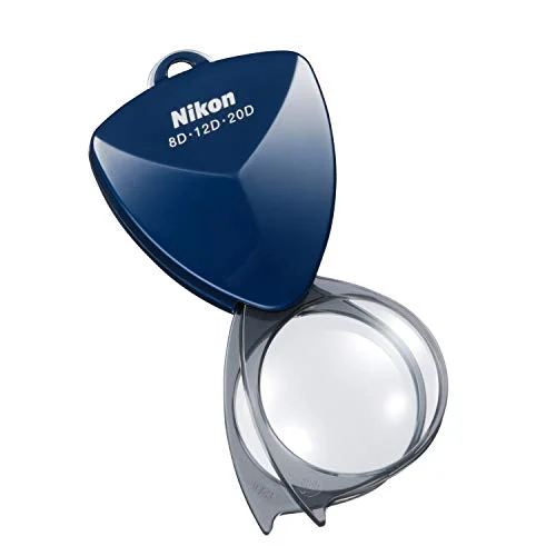 Nikon Portable Magnifier New Pocket Type Loupe 20D (2x/3x/5x) Midnight Blue N20DMB (Made in Japan)