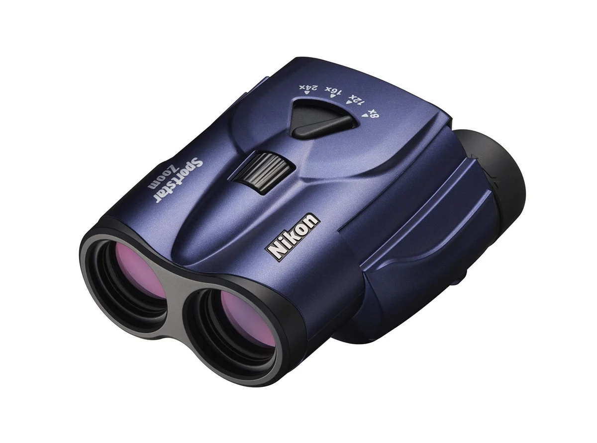 Nikon Binocolo Sportstar Zoom 8-24x25 con prismi di Porro Blu
