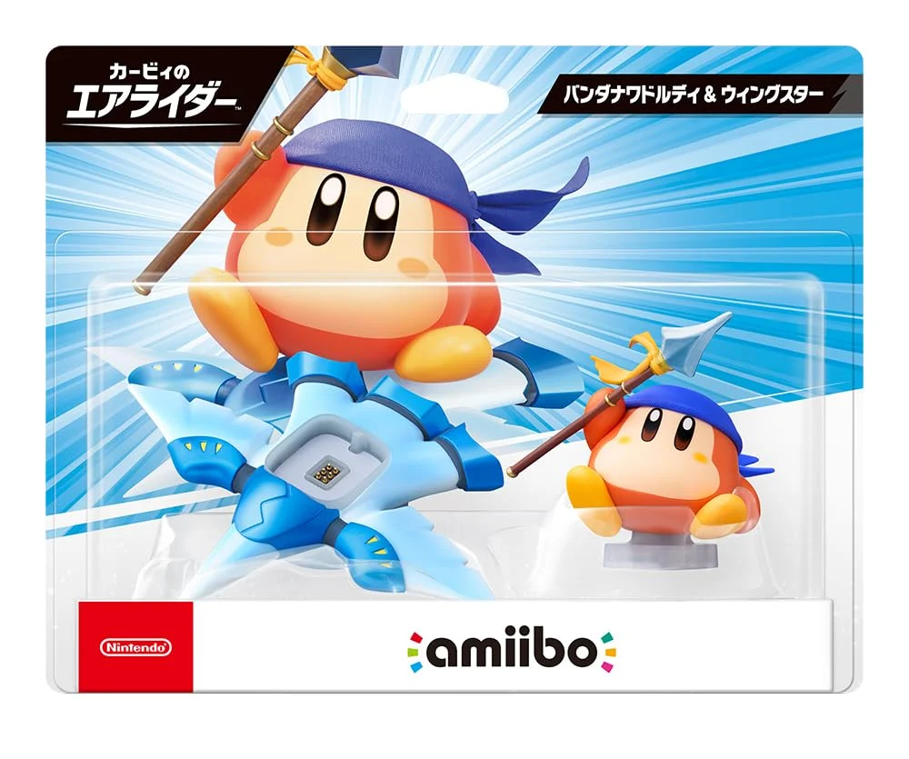 amiibo Bandana Waddle Dee e Wing Star di Kirby's Air Ride - Nintendo