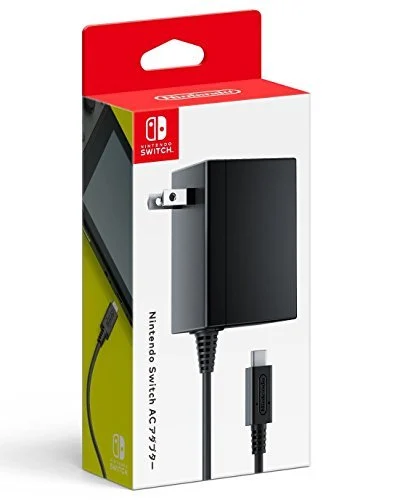 Nintendo Switch Alimentatore AC 100-240V 1.5A 5V 15V 45W Nero