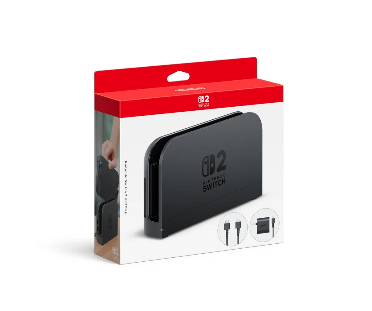 Nintendo Switch Dock Set Accessorio Originale Modello 2 con HDMI e Adattatore