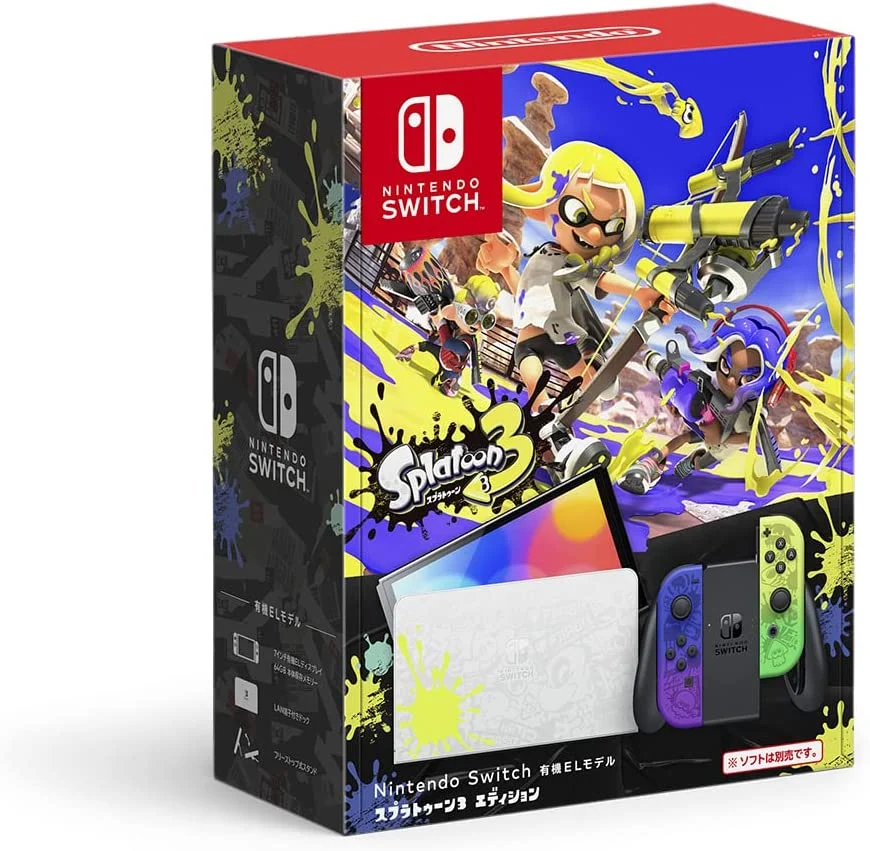 Nintendo Switch Splatoon 3 Edition OLED Model Verde 64GB