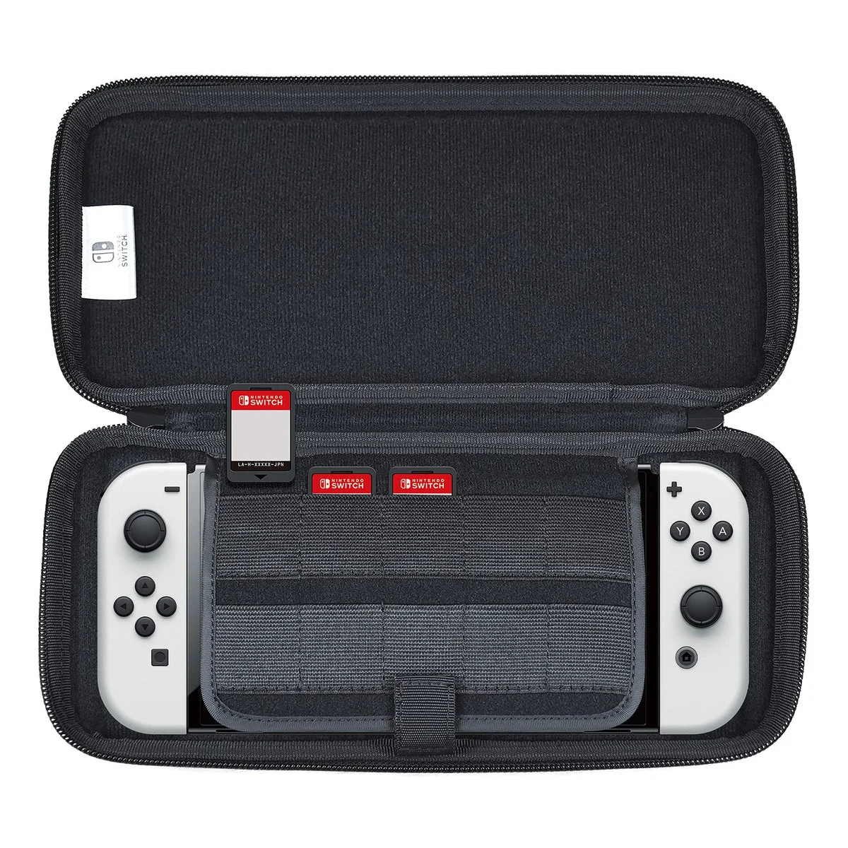 Nintendo Switch Custodia Rigida da Viaggio Compatibile OLED Nera Licenziata