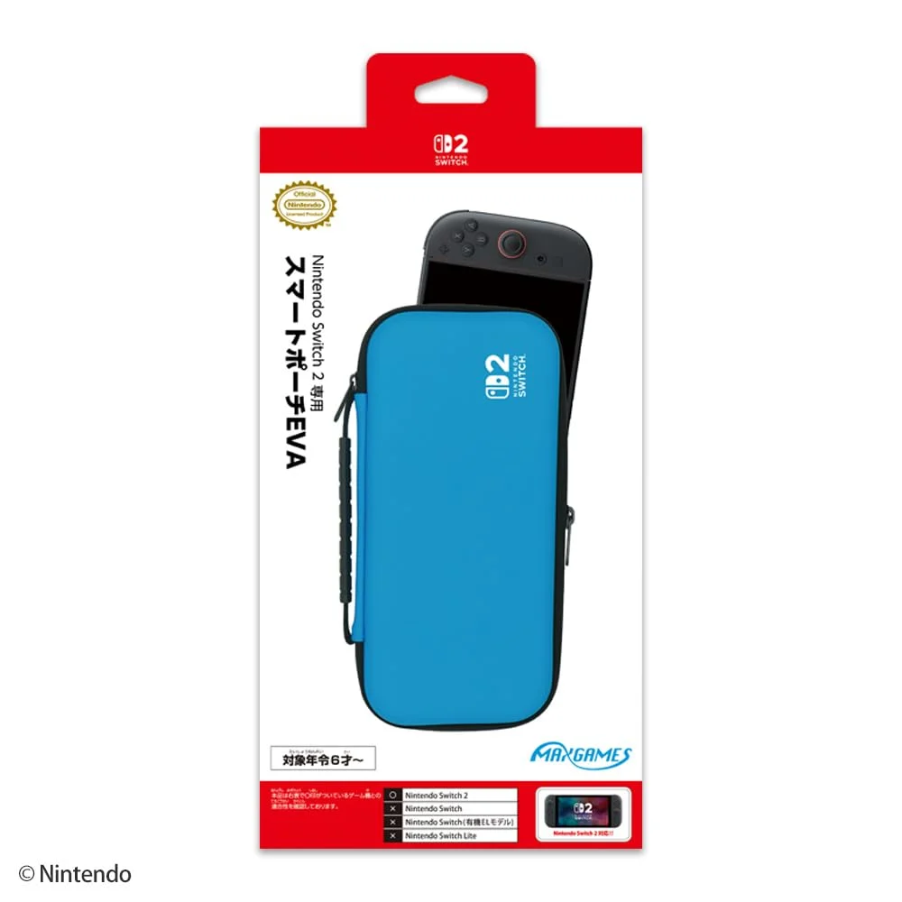 Nintendo Switch Smart EVA Pouch Blue Black for Nintendo Switch 2