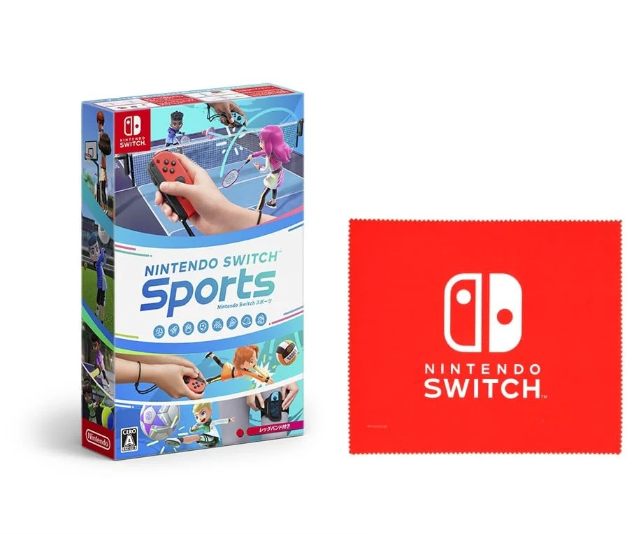 Nintendo Switch Sports per Switch con panno in microfibra Amazon.co.jp Limited