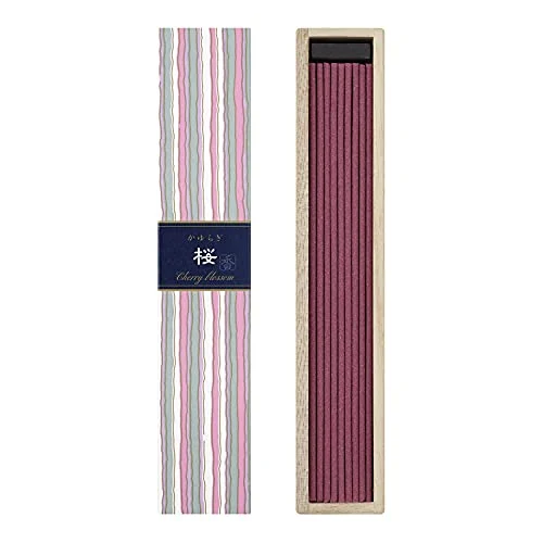 Nippon Kodo Kayuragi Cherry Blossom Incense Sticks 40 Pieces with Holder - Nippon Kado